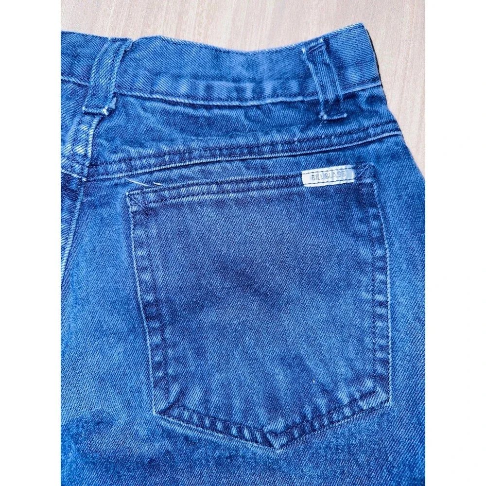 D2 Vintage Bill Blass‎ Handmade Cutoff Jean Shorts Size 0 2 Distressed Bermuda